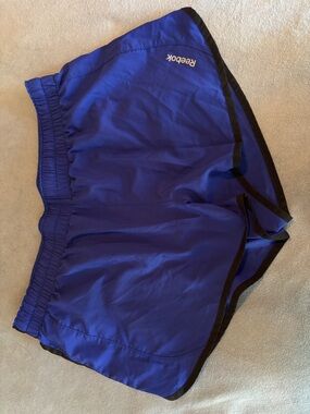 Reebok Navy Blue Shorts with Black Accents